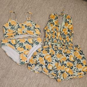Abercrombie Kids Citrus Print One Piece